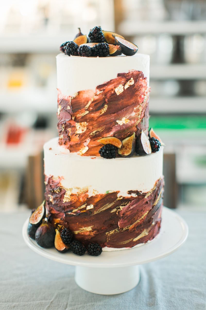 fall-colors-inspired-wedding-cake