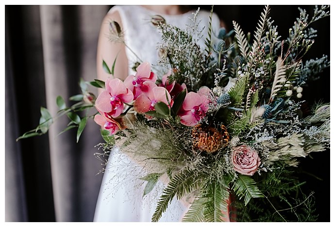 whimsical wedding bouquet