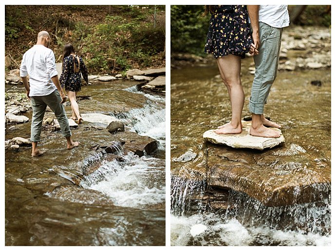 river engagement pictures