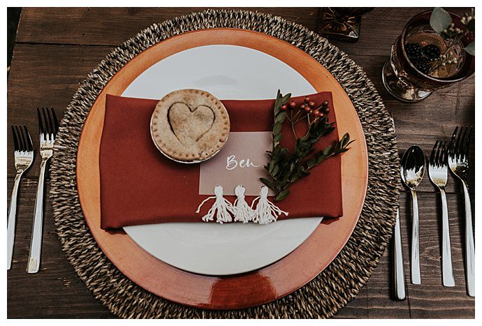 fall wedding table decor