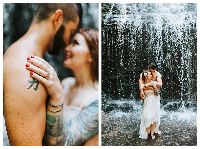 tennessee waterfall elopement