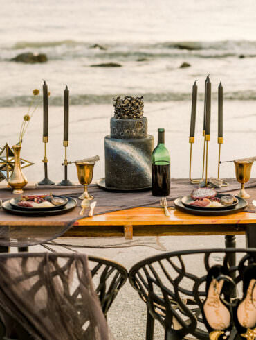 celestial goth wedding inspiration