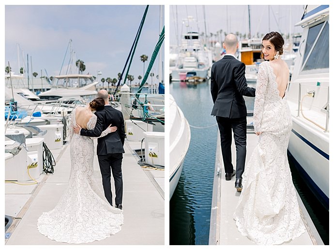 long sleeve lace wedding dress