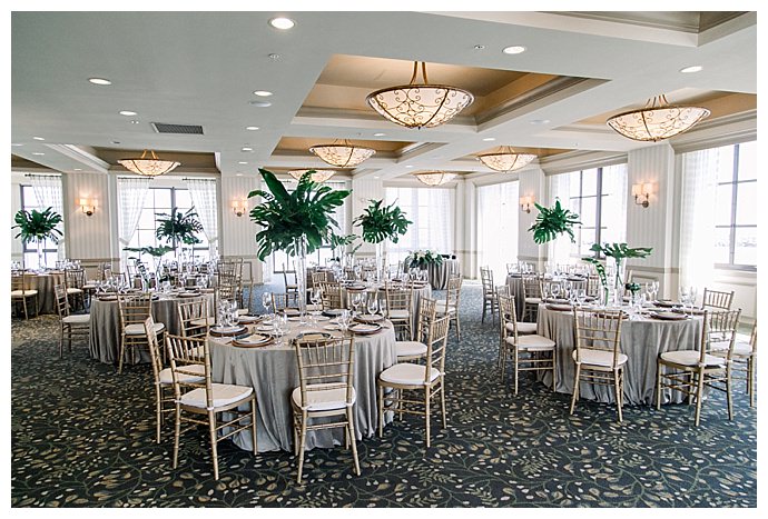 tall tropical centerpieces