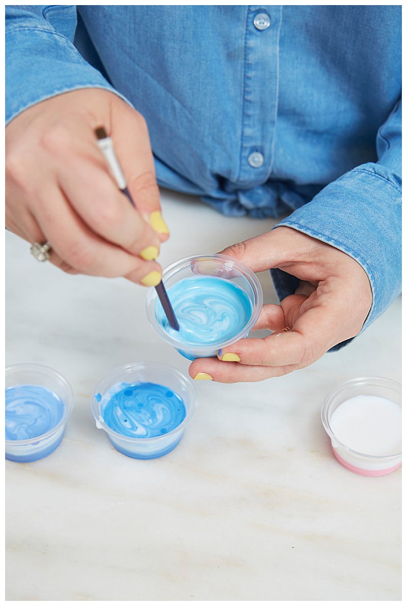 DIY Galactic Wedding Ring Dish Using Paint Pouring - Love Inc. Mag