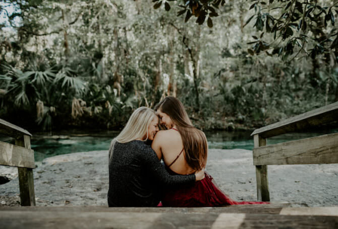 Florida Natural Springs Engagement Shoot