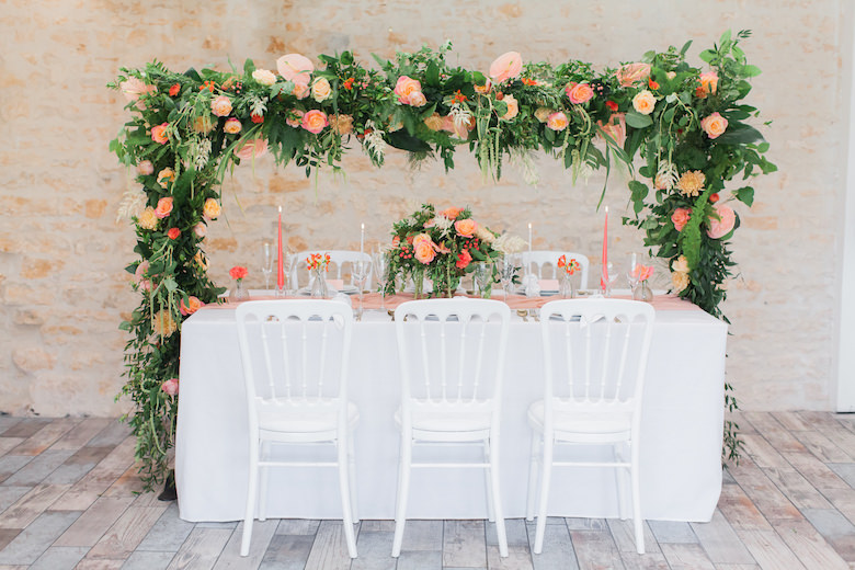 Living Coral Wedding Inspiration