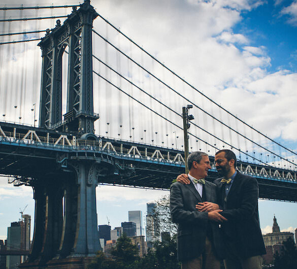 Manhattan Bridge Engagement Shoot