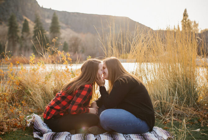 Golden Hour Engagement Session in Washington