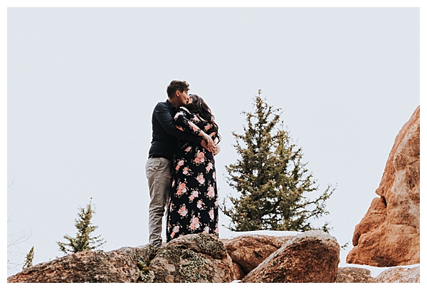 Nature Engagement Shoot at Golden Hour in Colorado