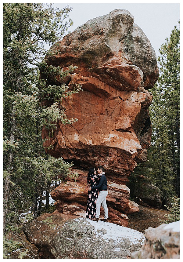 Nature Engagement Shoot at Golden Hour in Colorado