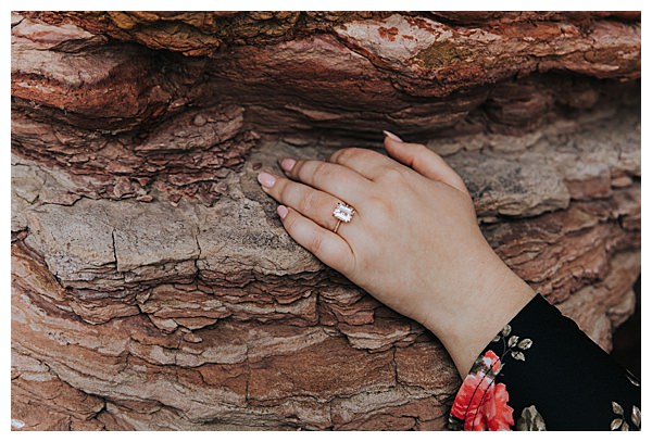 Nature Engagement Shoot at Golden Hour in Colorado