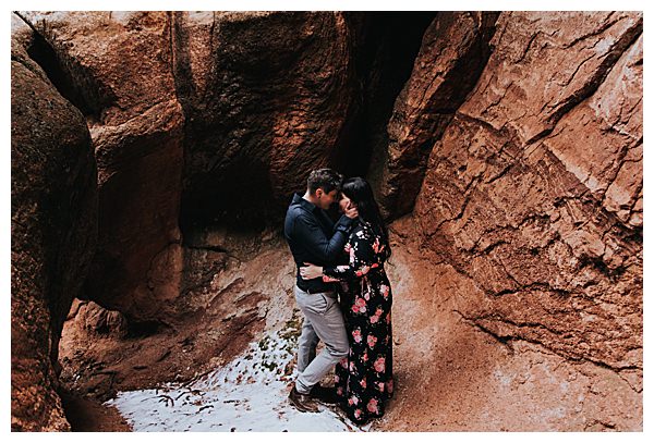 Nature Engagement Shoot at Golden Hour in Colorado