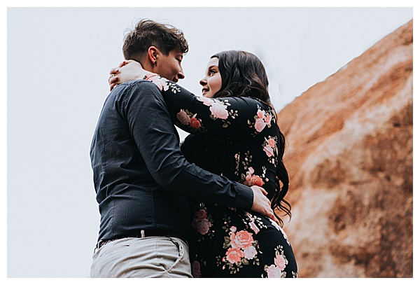 Nature Engagement Shoot at Golden Hour in Colorado