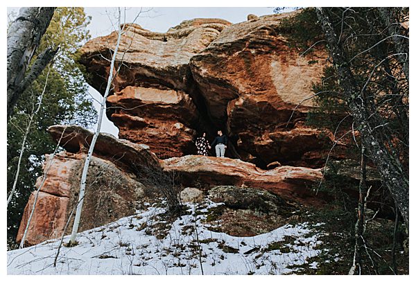 Nature Engagement Shoot at Golden Hour in Colorado