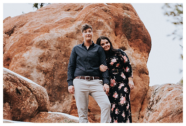 Nature Engagement Shoot at Golden Hour in Colorado