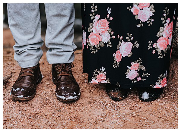 Nature Engagement Shoot at Golden Hour in Colorado