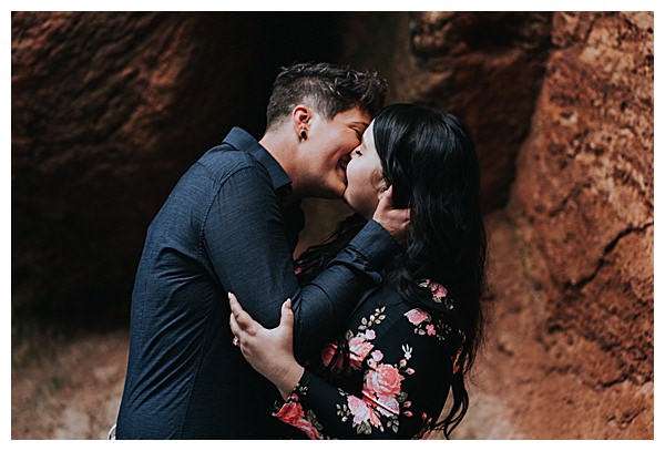 Nature Engagement Shoot at Golden Hour in Colorado