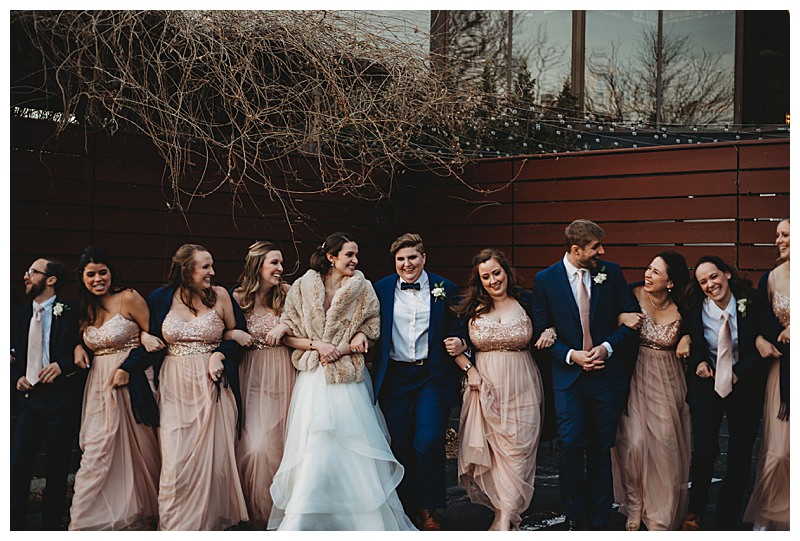 navy-and-rose-gold-wedding-party