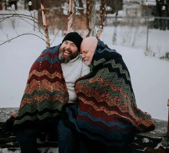 Snowy Engagement Session