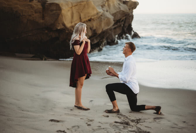 This Sexy San Diego Beach Proposal Will Make You Swoon