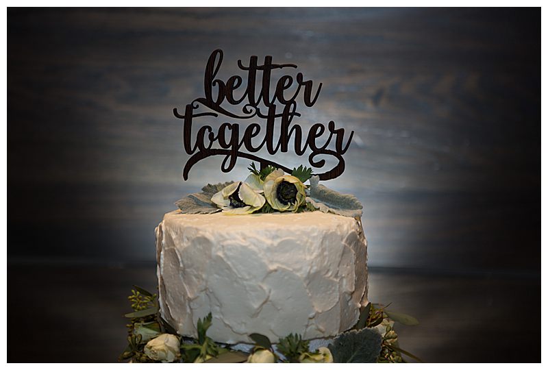 Better Together Cake Topper