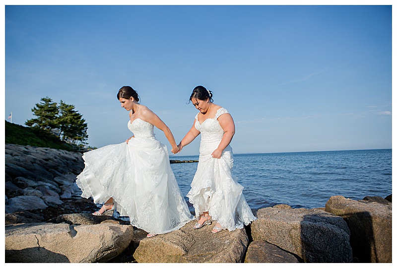 Cape Cod Lesbian Wedding Photography