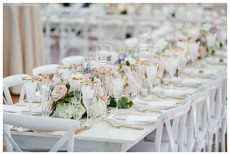 Cape Cod Wedding Tablescape