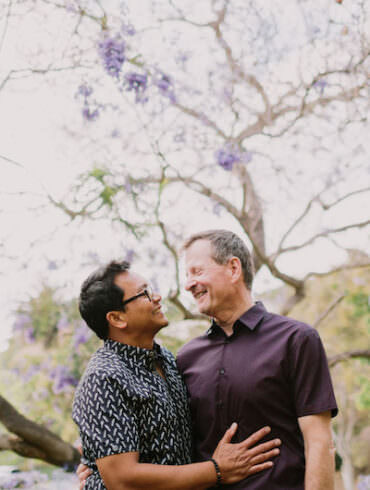Gay Engagement Session in San Diego Heritage Park