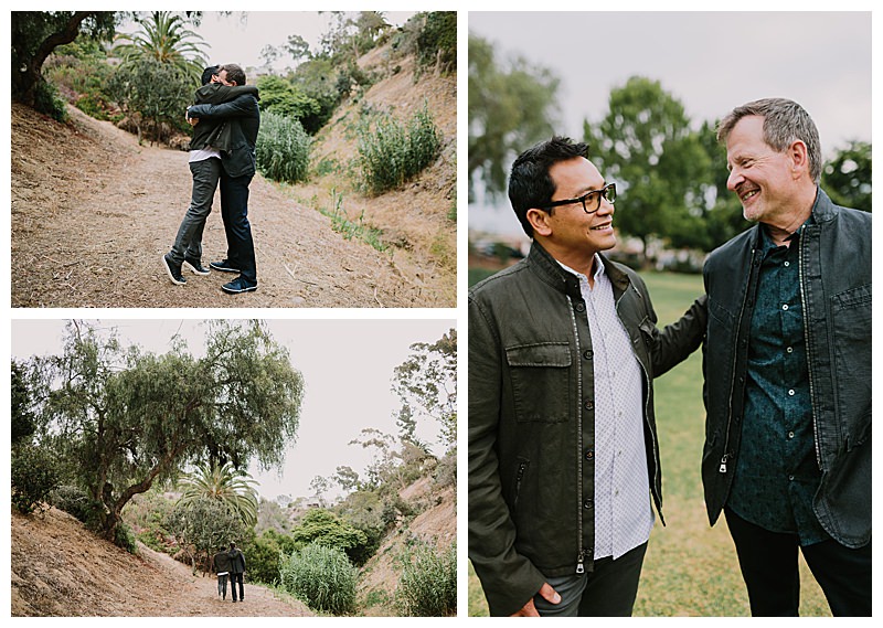 Gay Engagement Session in San Diego Heritage Park