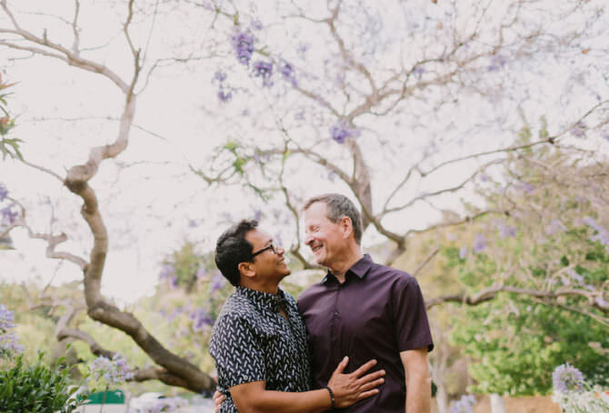 Gay Engagement Session in San Diego Heritage Park