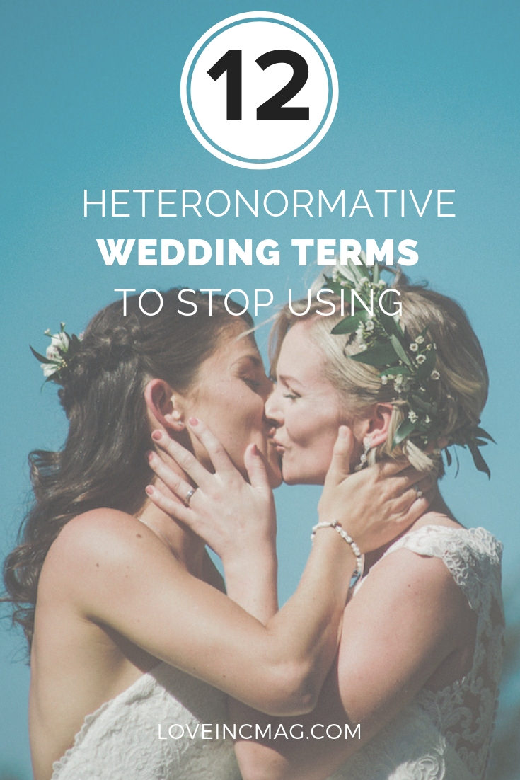 Heteronormative Wedding Terms