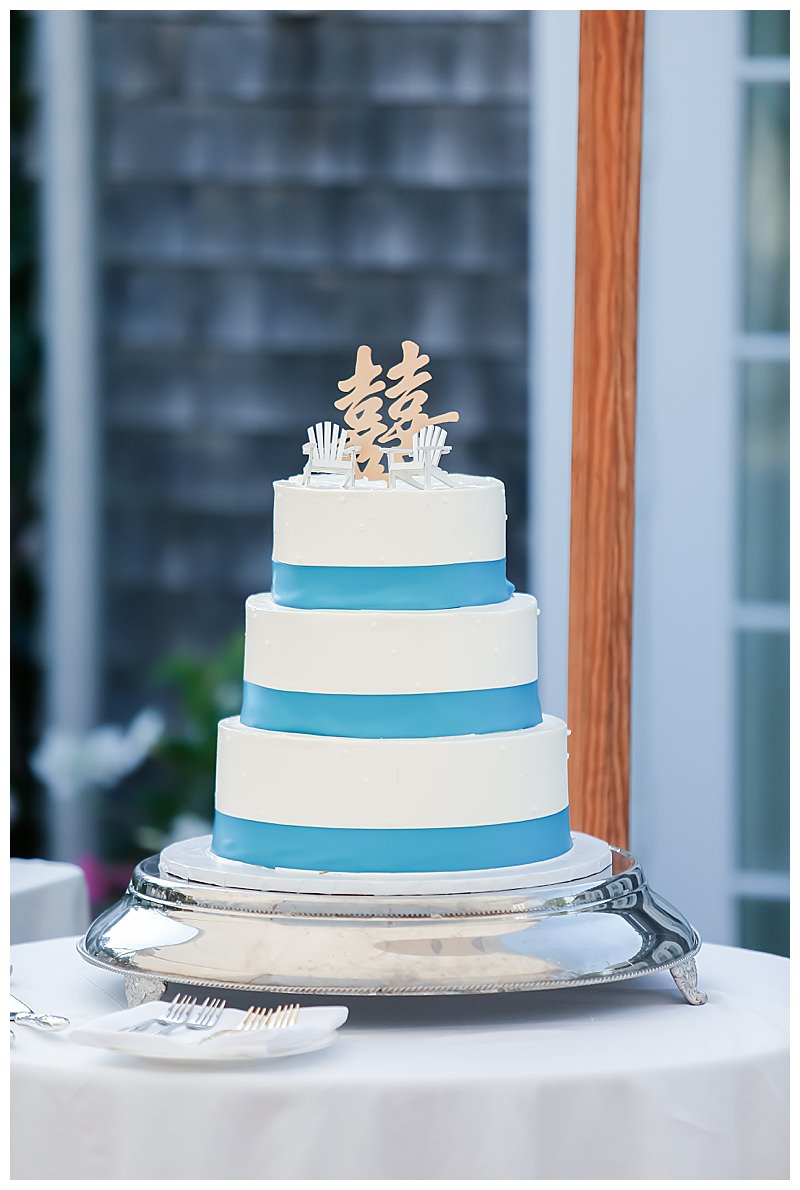 Wedding Cake with Adirondack Chair Topper