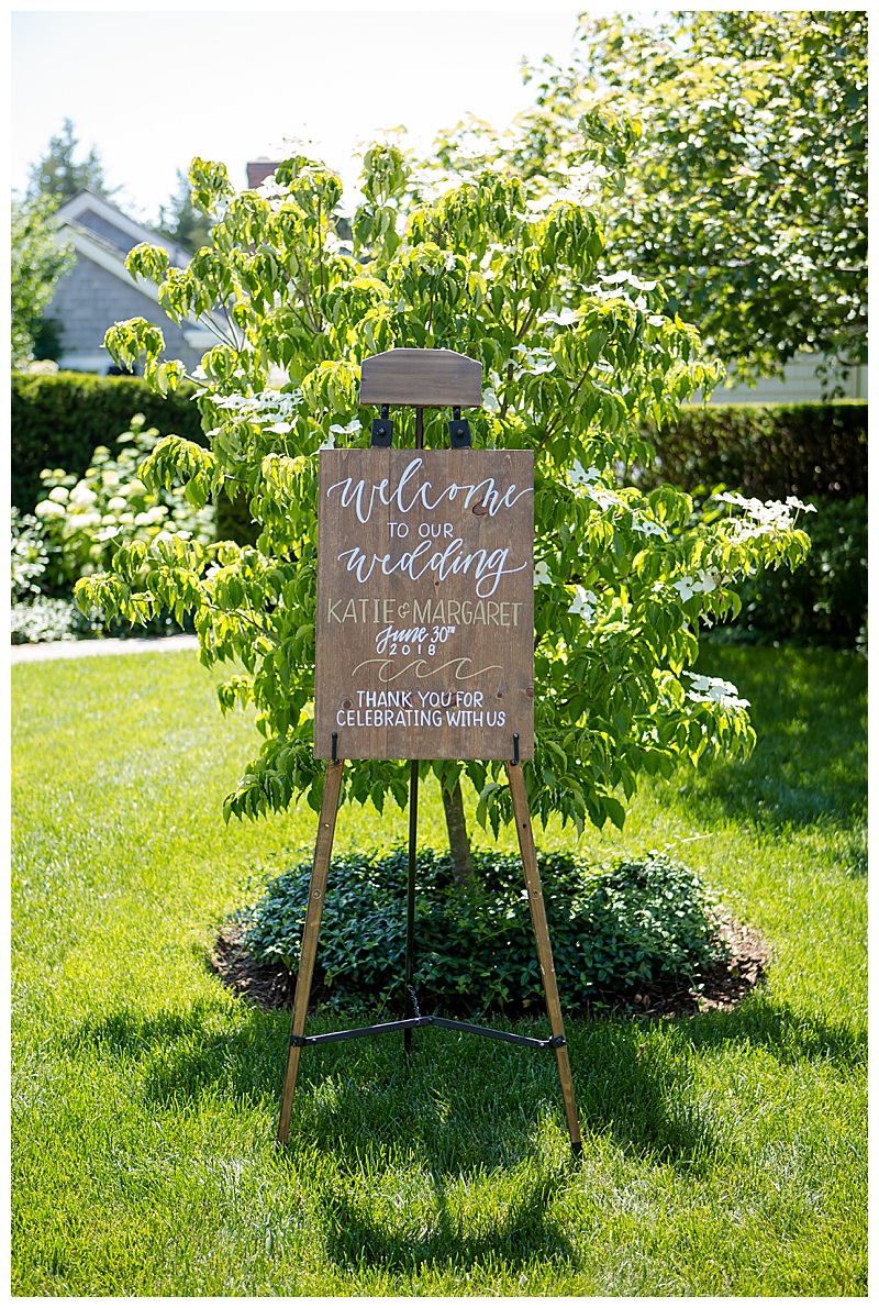 Wooden Wedding Sign Cape Cod