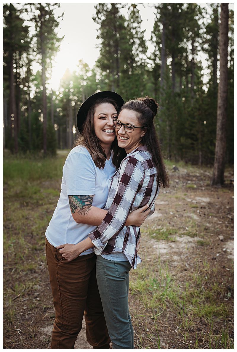 Wyoming Outdoor LGBTQ Engagement Shoot