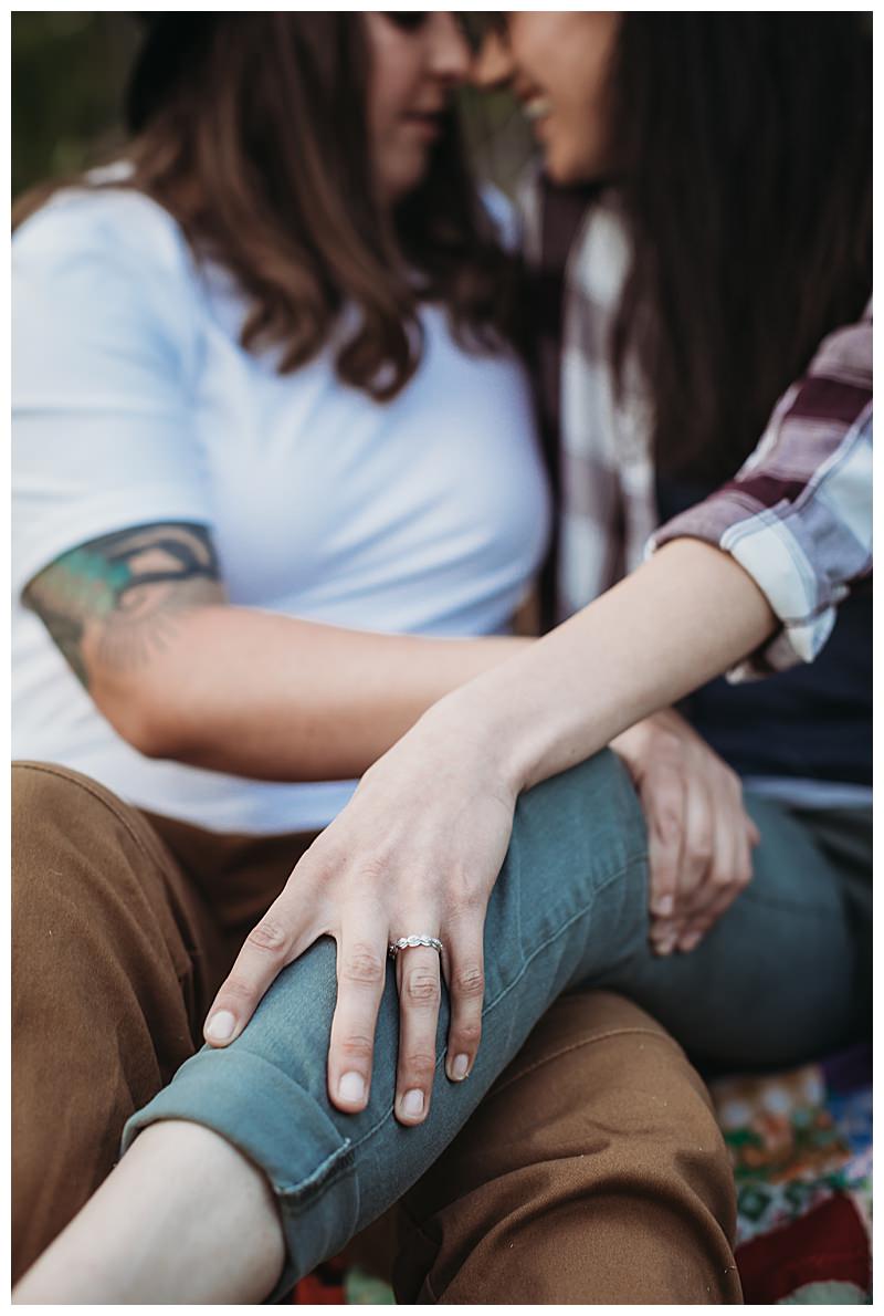 Wyoming Outdoor LGBTQ Engagement Shoot