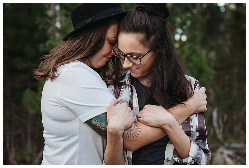 Wyoming Outdoor LGBTQ Engagement Shoot