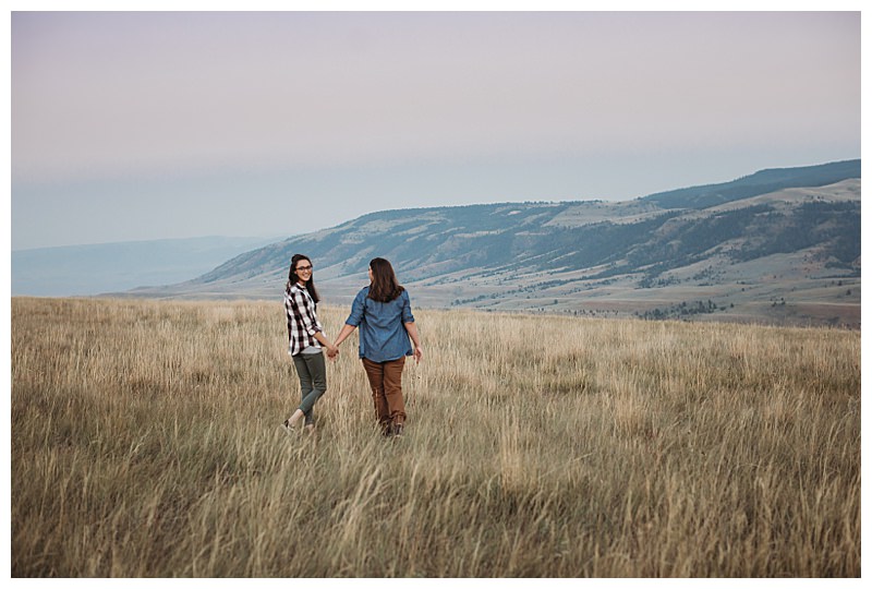 Wyoming Outdoor LGBTQ Engagement Shoot