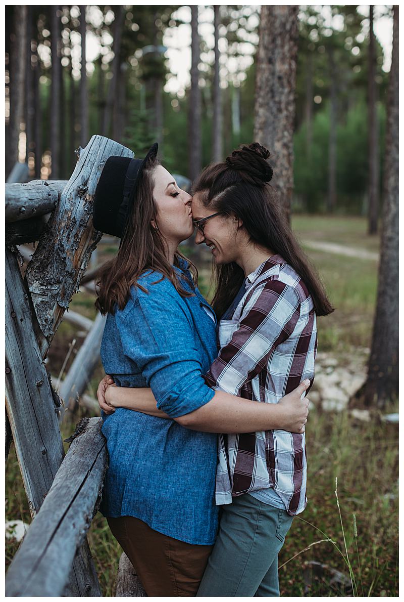 Wyoming Outdoor LGBTQ Engagement Shoot