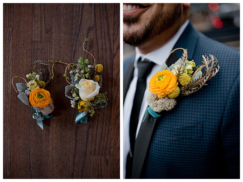 Yellow Ranunculus Boutonniere