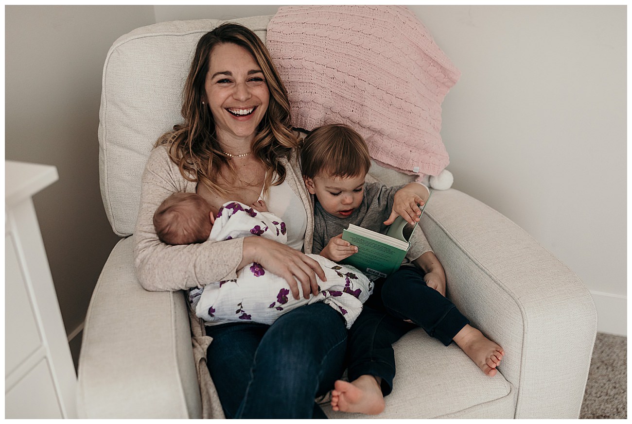 Family Session with Newborn