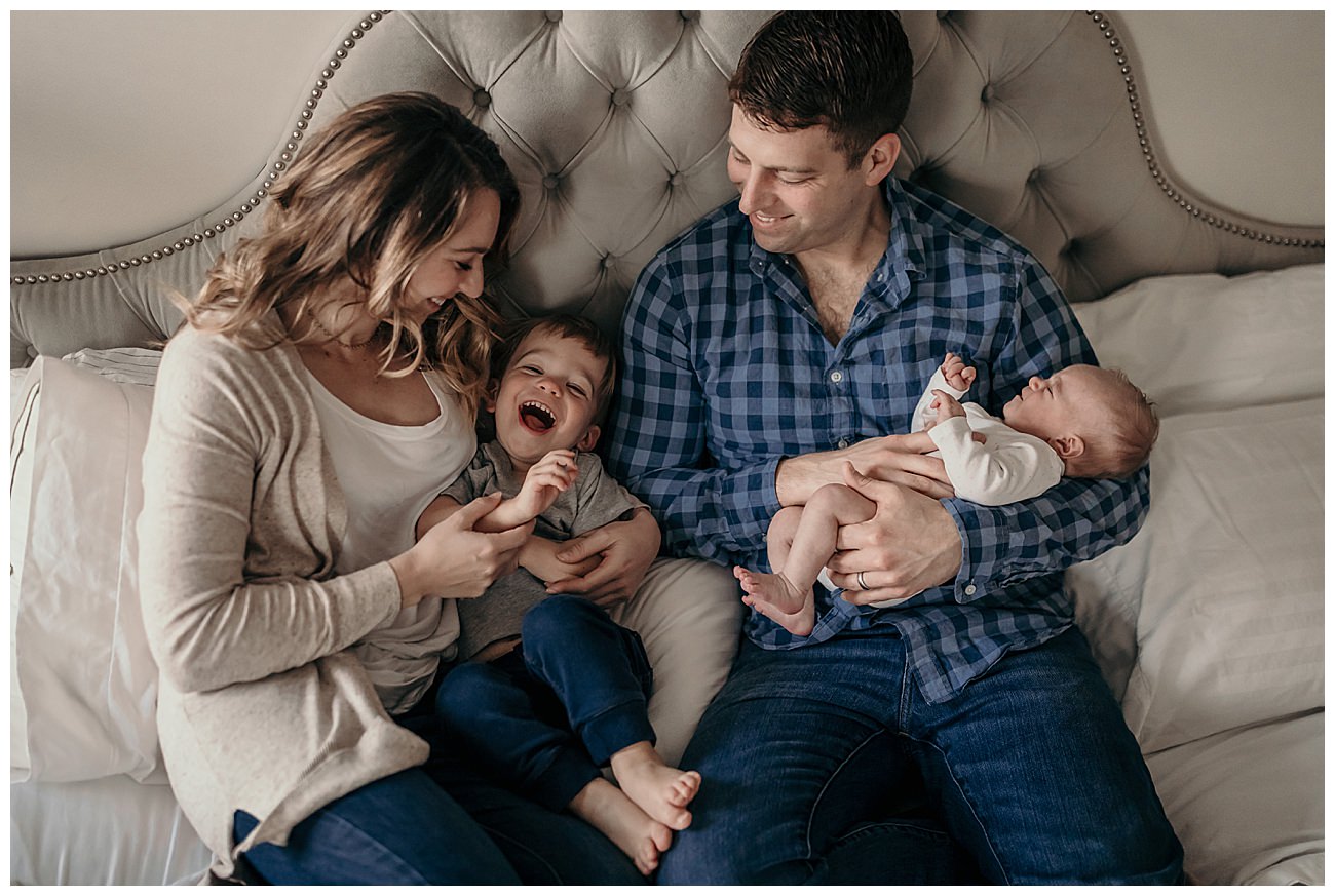 Family Session with Newborn