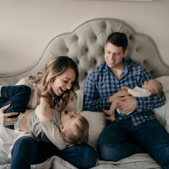 Family Session with Newborn