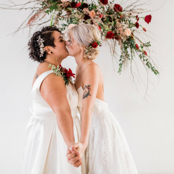 Red LGBTQ Wedding Inspiration