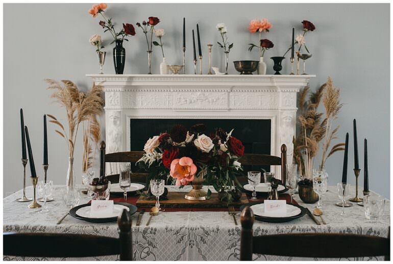 Moody Museum Wedding Inspiration with Vintage Details - Love Inc. Mag