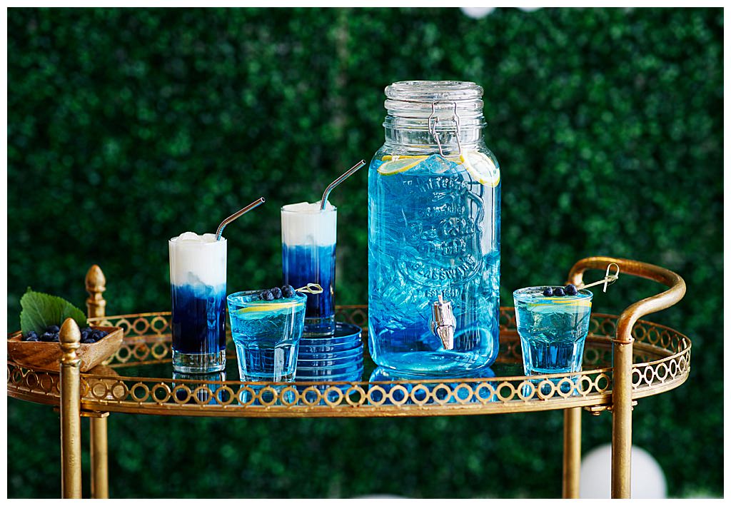 Blue Cocktails for Mothers' Day Brunch