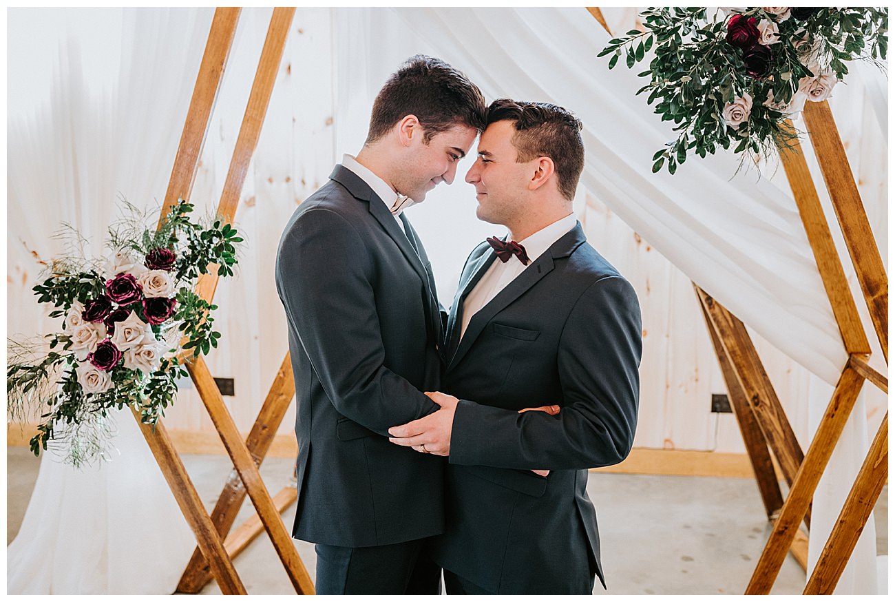 gay-wedding-geometric-ceremony-backdrop