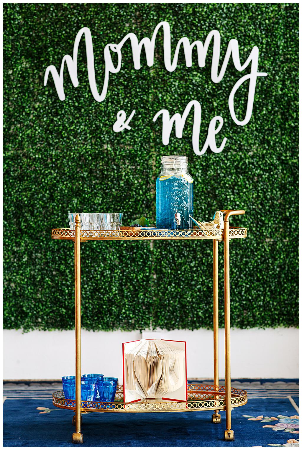 Mommy and Me Bar Cart Brunch Inspiration