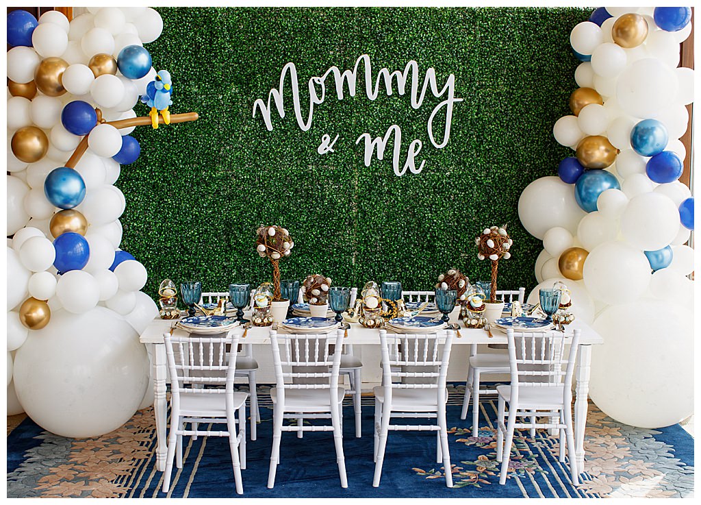 Blue and Yellow Mother's Day Brunch Decor » The Tattered Pew