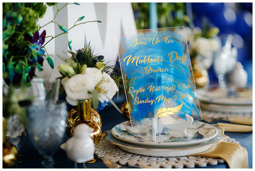 Blue and Yellow Mother's Day Brunch Decor » The Tattered Pew